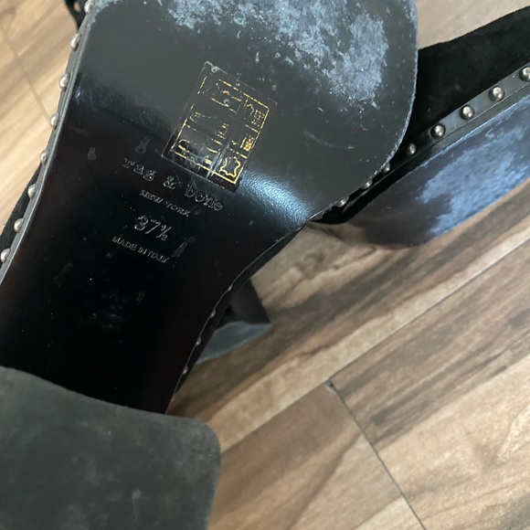 Rag & Bone Romi Studded Suede Bootie - Picture 4 of 7